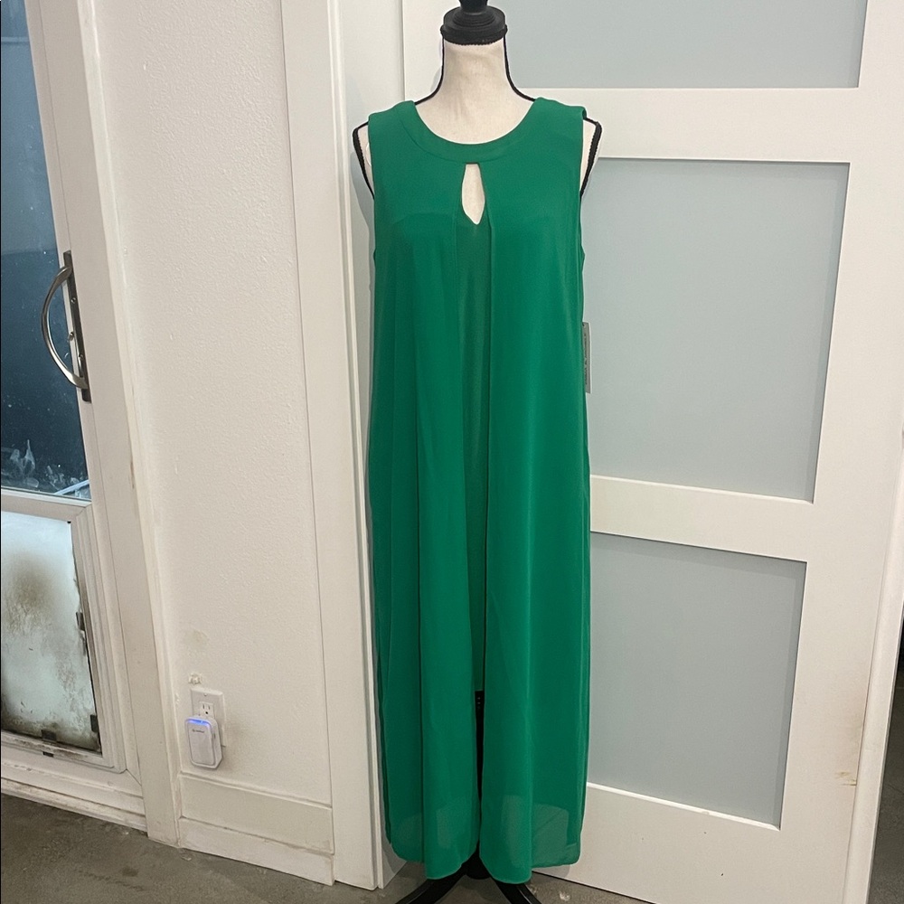 Emma & Michele Vibrant Green Maxi Dress